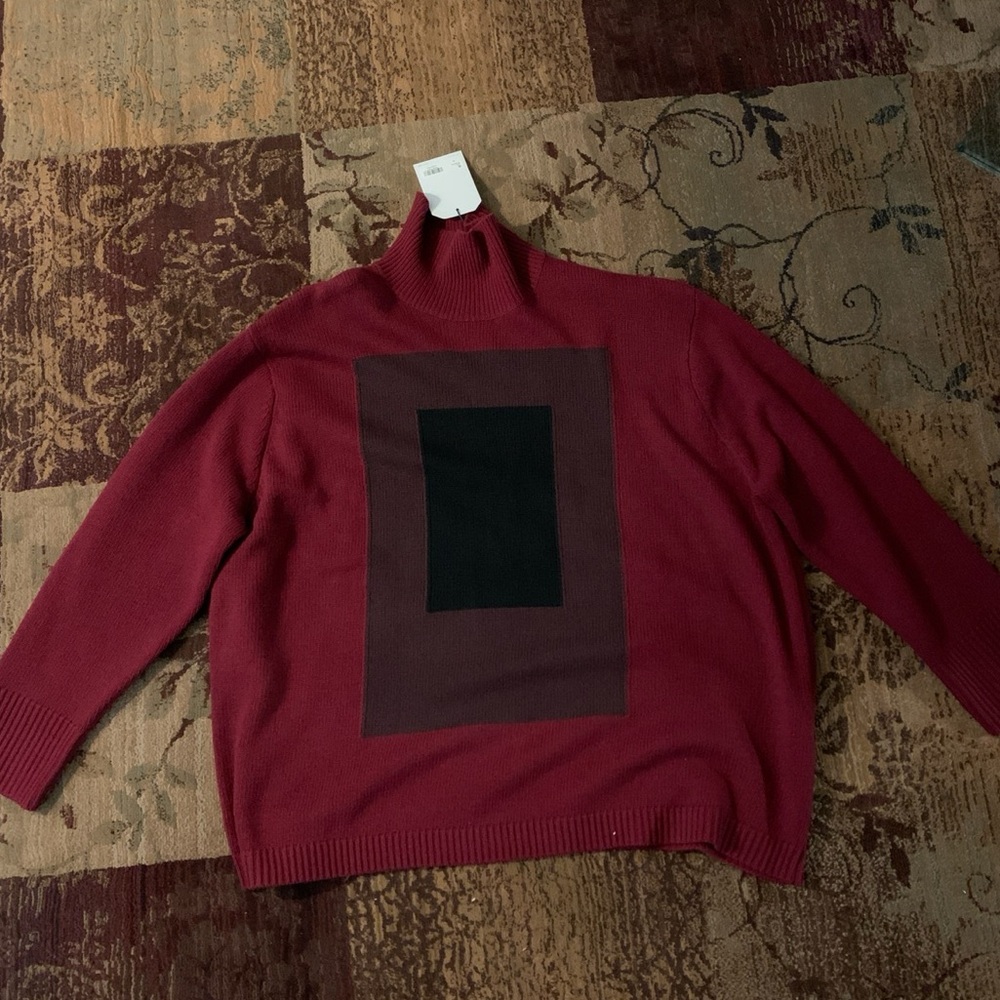 LEVI'S MADE & CRAFTED FLARED SWEATER OVERSIZED TURTLE NECK